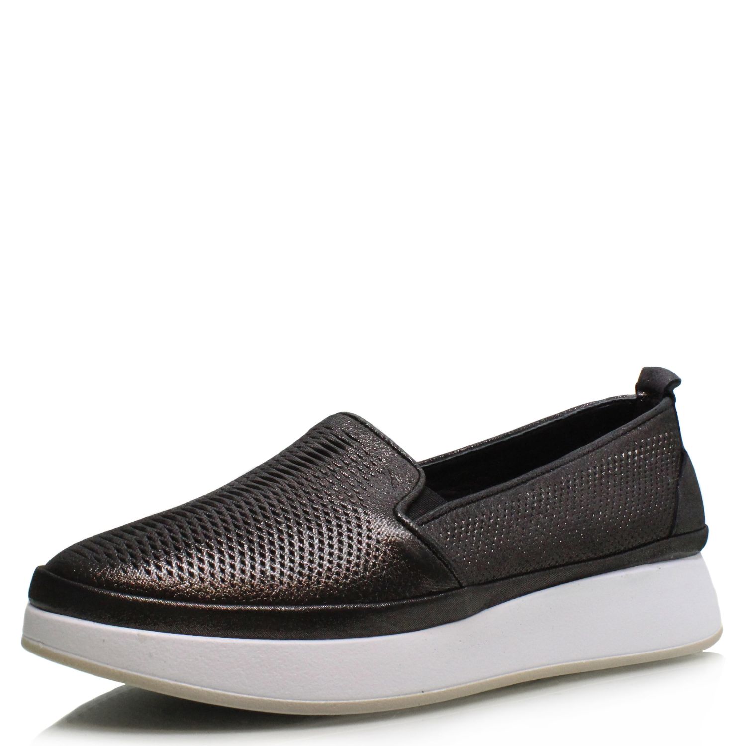 QUO VADIS DÁMSKÉ POLOBOTKY KLOP 274 ČERNÁ PLATIN Barva: ČERNÁ PLATIN