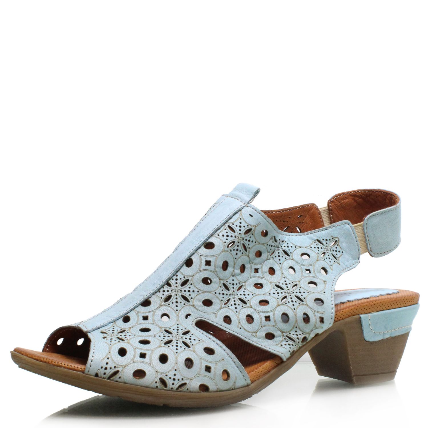 DÁMSKÉ SANDÁLY QUO VADIS 15 5205 248 MODRÁ Barva: STŘÍBRNÁ