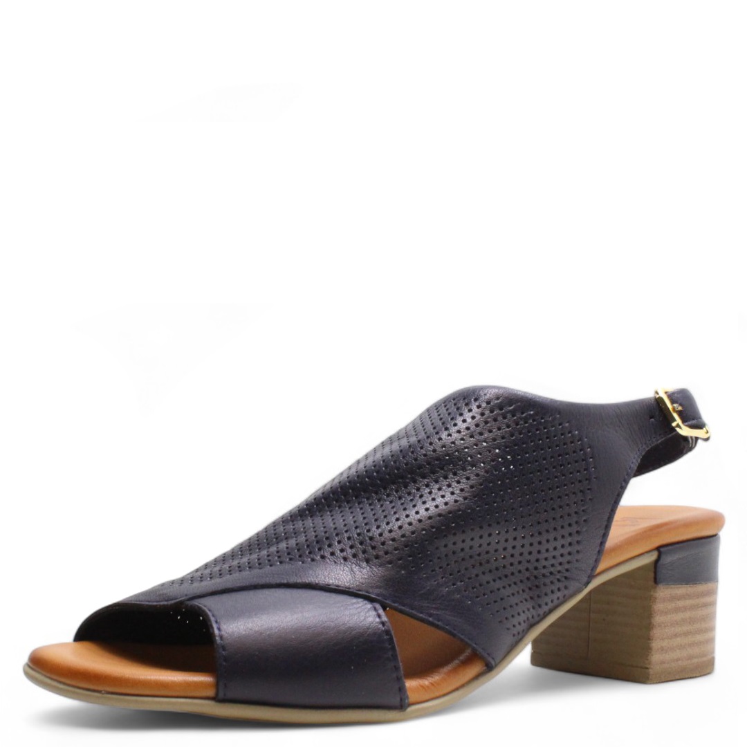 QUO VADIS DÁMSKÉ SANDÁLY KLOP 009 1808 MODRÁ Barva: MODRÁ