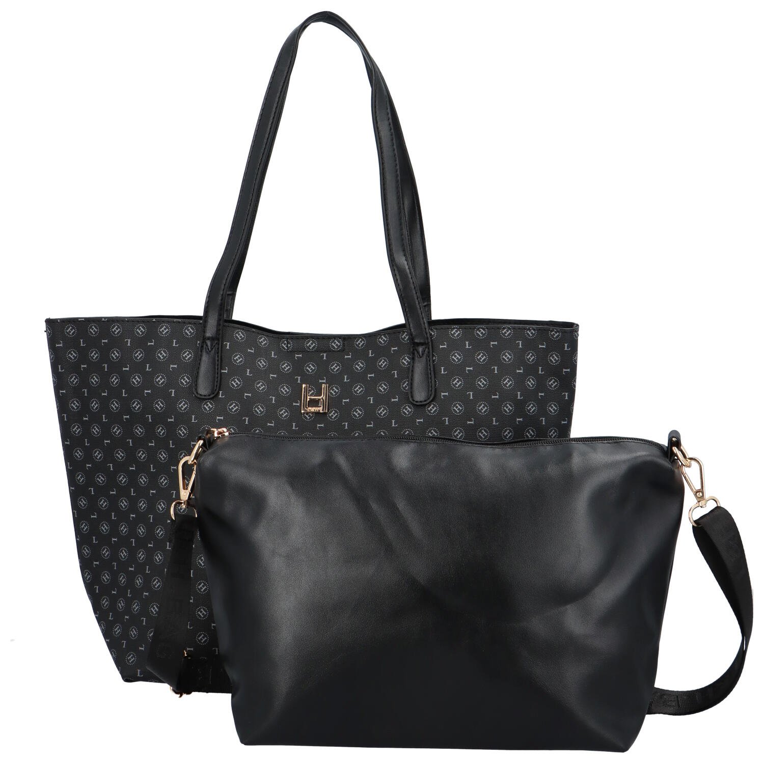 JUNI DÁMSKÁ KABELKA 1922A ČERNÁ Barva: Černá