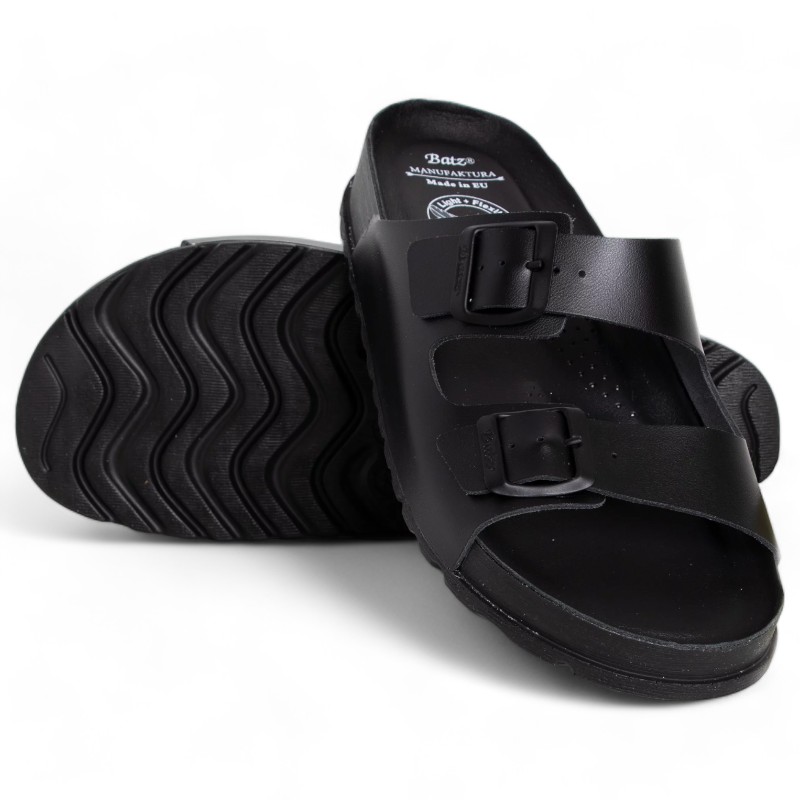 DÁMSKÉ PANTOFLE BATZ ZAMIRA BLACK ČERNÁ Barva: Černá