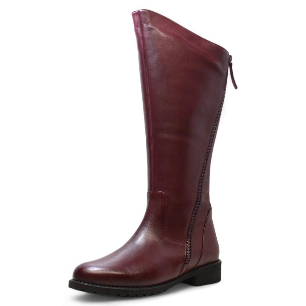 DÁMSKÉ KOZAČKY WILD 077 44556 BORDOVÁ Barva: BORDOVÁ