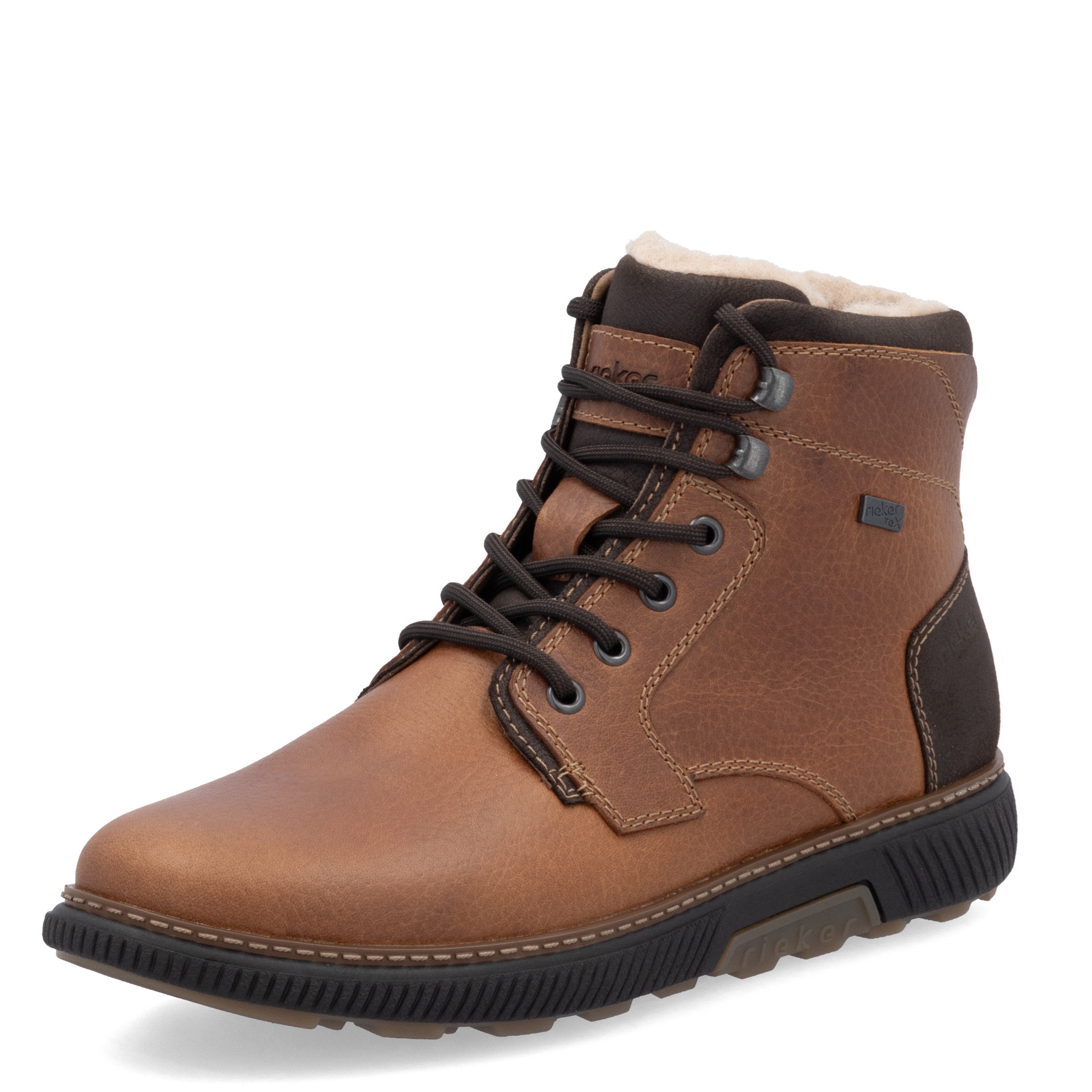 PÁNSKÉ KOTNÍKOVÉ BOTY RIEKER B3333-22 HNĚDÁ Barva: HNĚDÁ