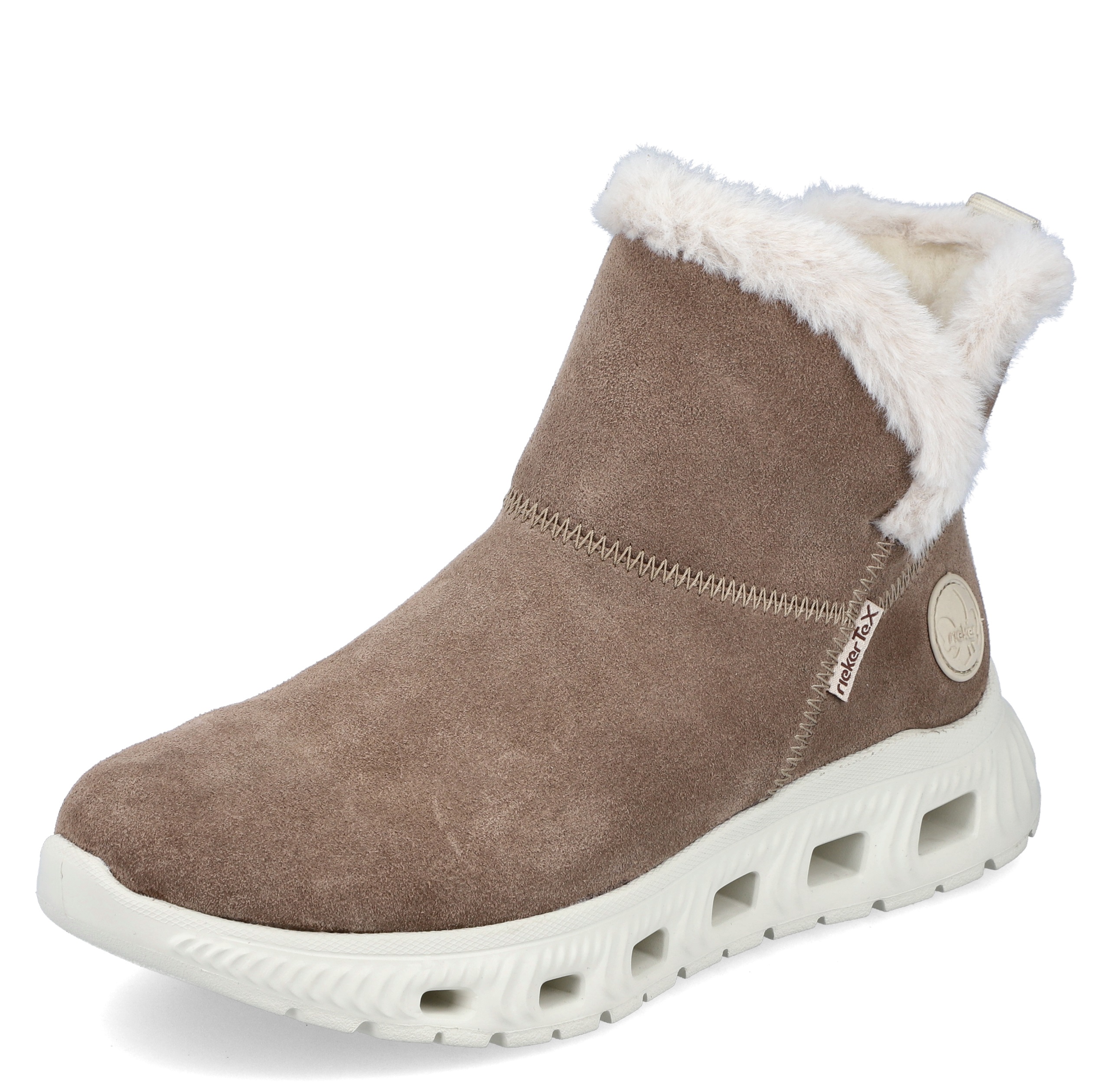 DÁMSKÉ KOTNÍKOVÉ BOTY RIEKER M3854 62 BÉŽOVÁ Barva: BÉŽOVÁ koupíte na Obujtese.cz