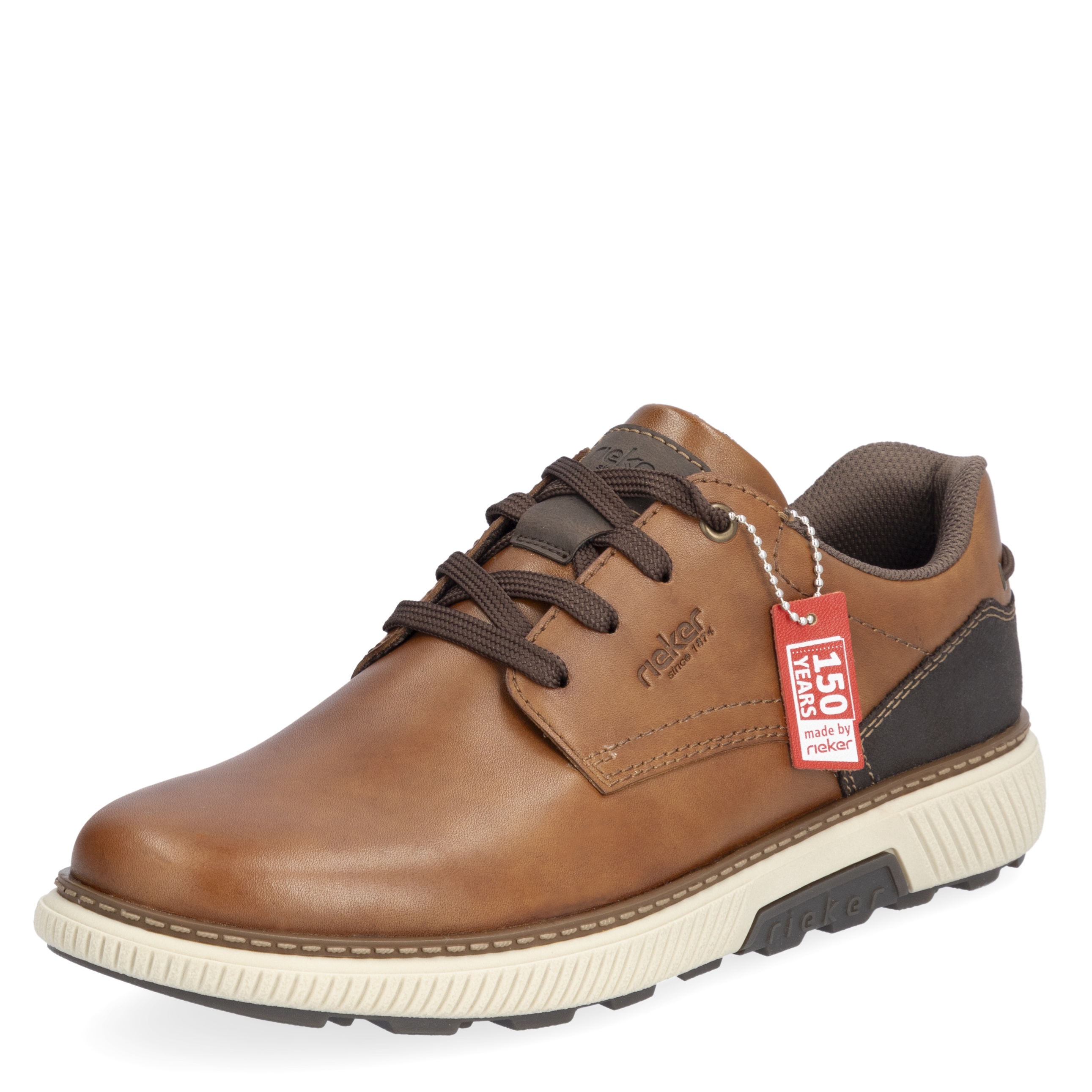 PÁNSKÉ POLOBOTKY RIEKER B3313-24 HNĚDÁ Barva: HNĚDÁ