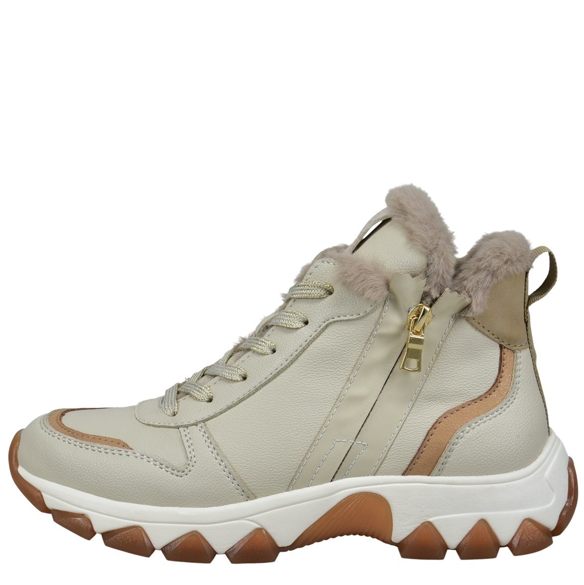 DÁMSKÉ KOTNÍKOVÉ BOTY BAGATT D31 AJL50 5055 5262 BÉŽOVÁ Barva: BÉŽOVÁ