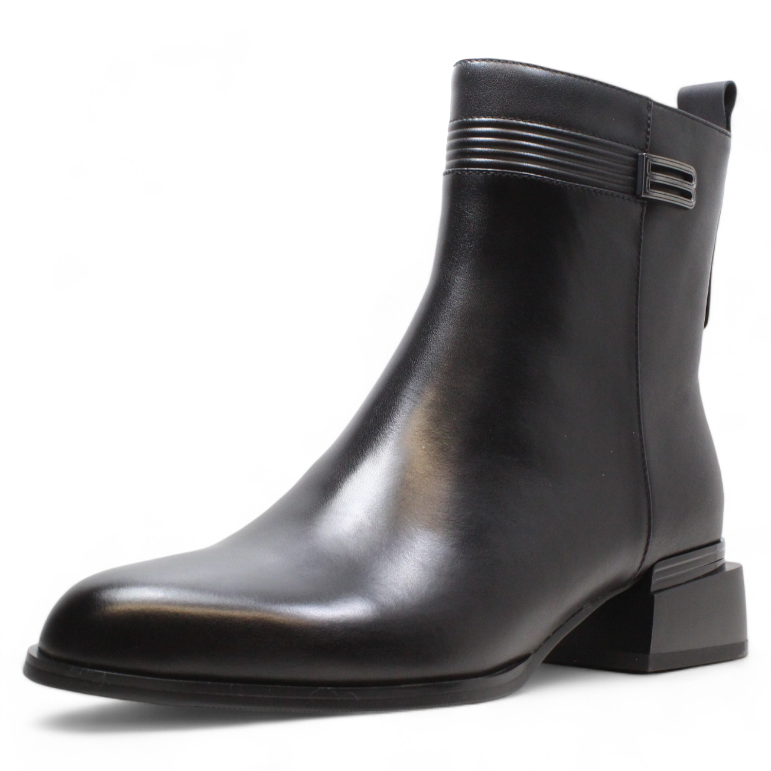 IBERIUS DÁMSKÉ KOTNÍKOVÉ BOTY LADIES AZL2445 ČERNÁ Barva: Černá