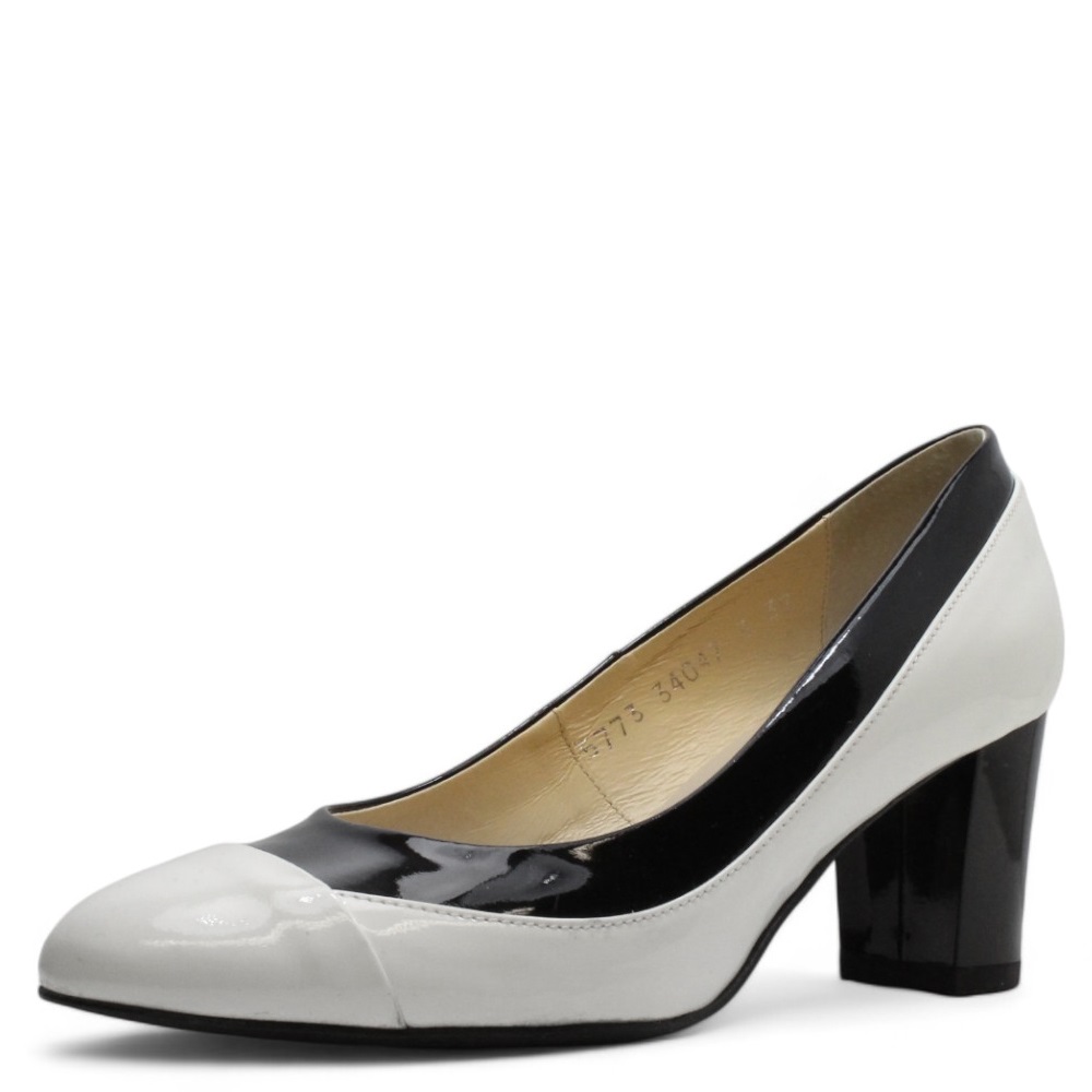 DÁMSKÉ LODIČKY ACORD 5773 426 042 ČERNOBÍLÁ Barva: ČERNOBÍLÁ