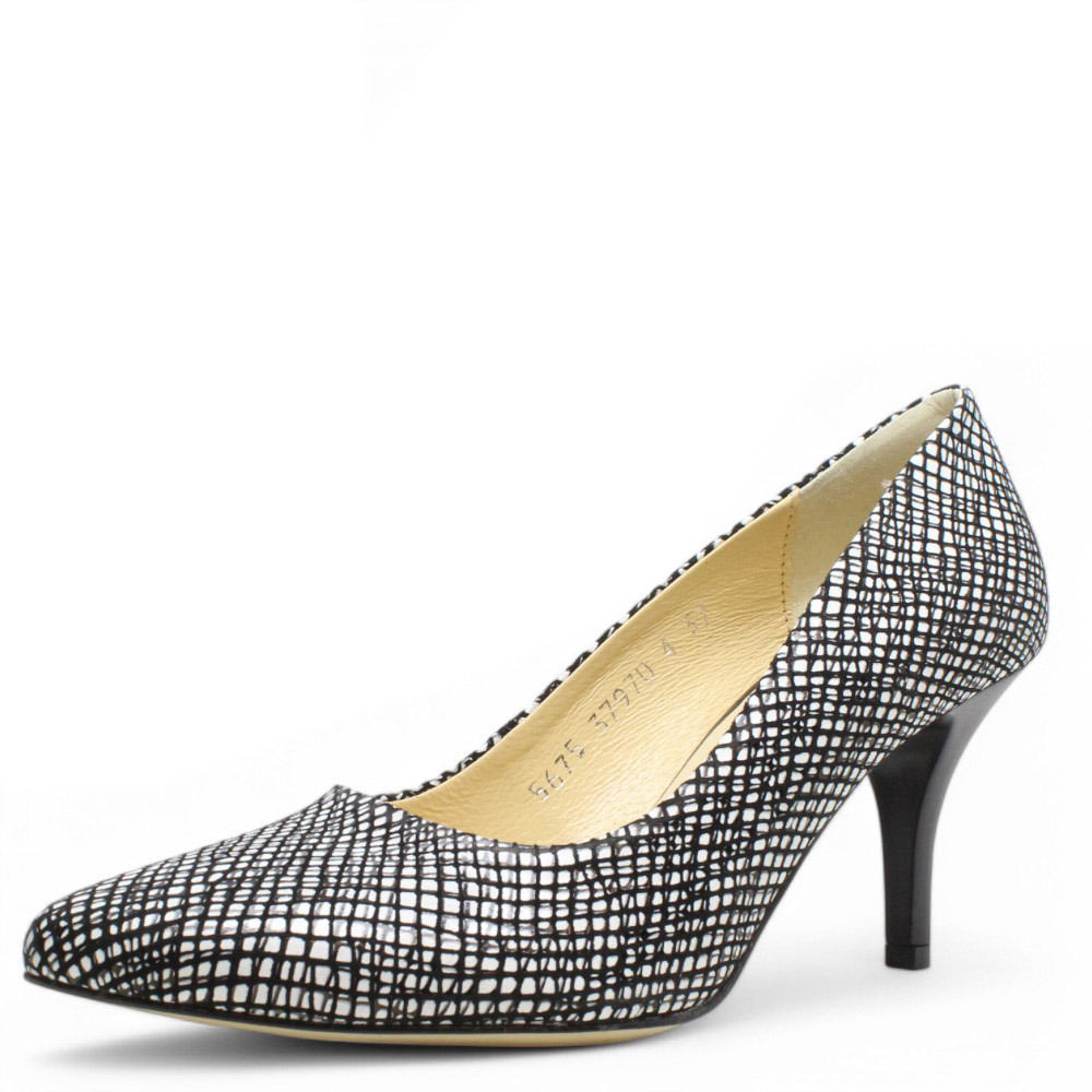 DÁMSKÉ LODIČKY ACORD 5773 426 042 ČERNOBÍLÁ Barva: ČERNOBÍLÁ