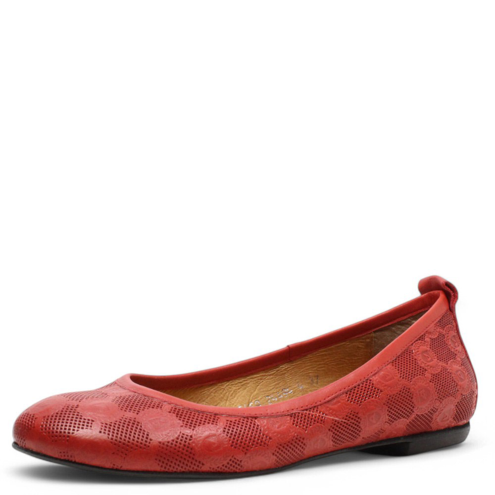 DÁMSKÉ BALERÍNY ACORD 5659 600 ČERVENÁ Barva: Červená