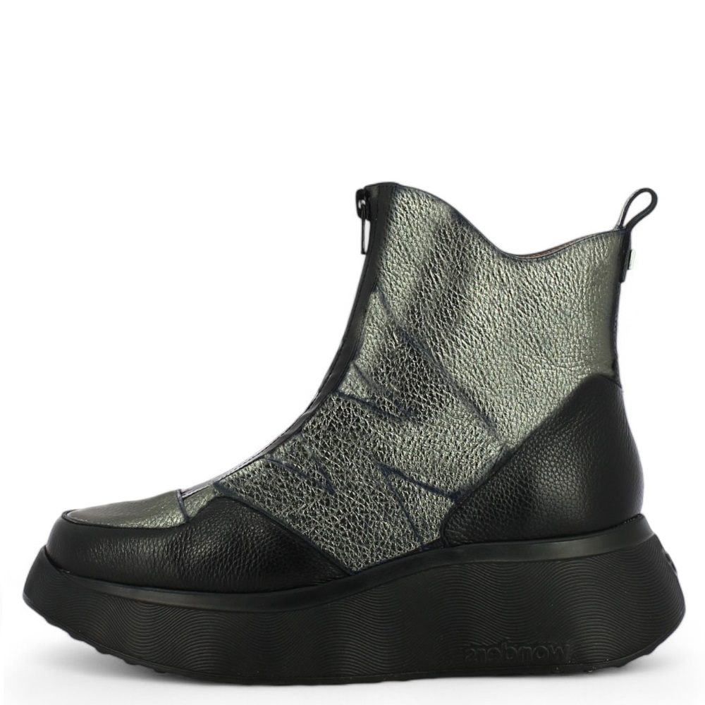 DÁMSKÉ KOTNÍKOVÉ BOTY WONDERS A 2471 ČERNÁ Barva: Černá