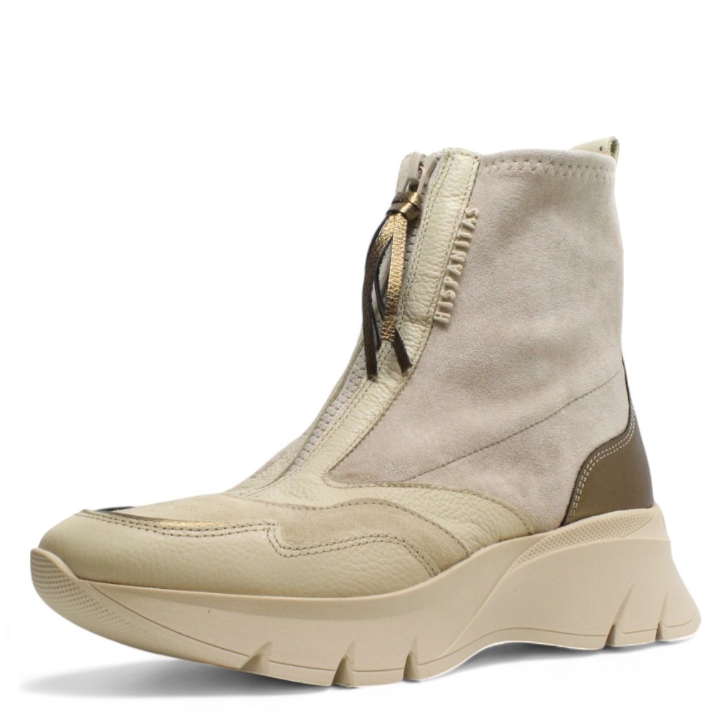DÁMSKÉ KOTNÍKOVÉ BOTY HISPANITAS HI243628 BÉŽOVÁ Barva: BÉŽOVÁ