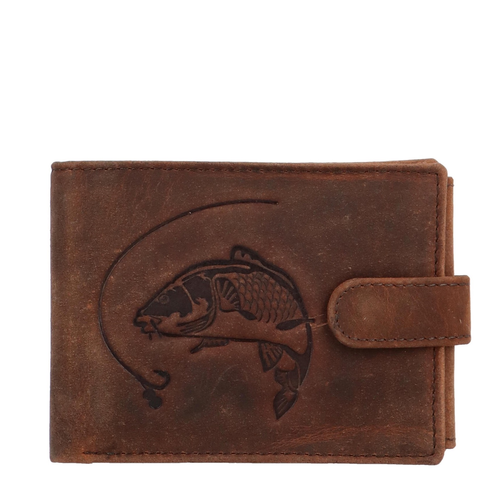 JUNI PENĚŽENKA PÁNSKÁ DM122R 032 RUST FISCH HNĚDÁ Barva: HNĚDÁ