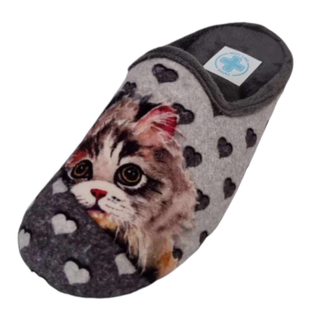 DÁMSKÉ PANTOFLE GEMA 5169 ŠEDÁ Barva: Šedá