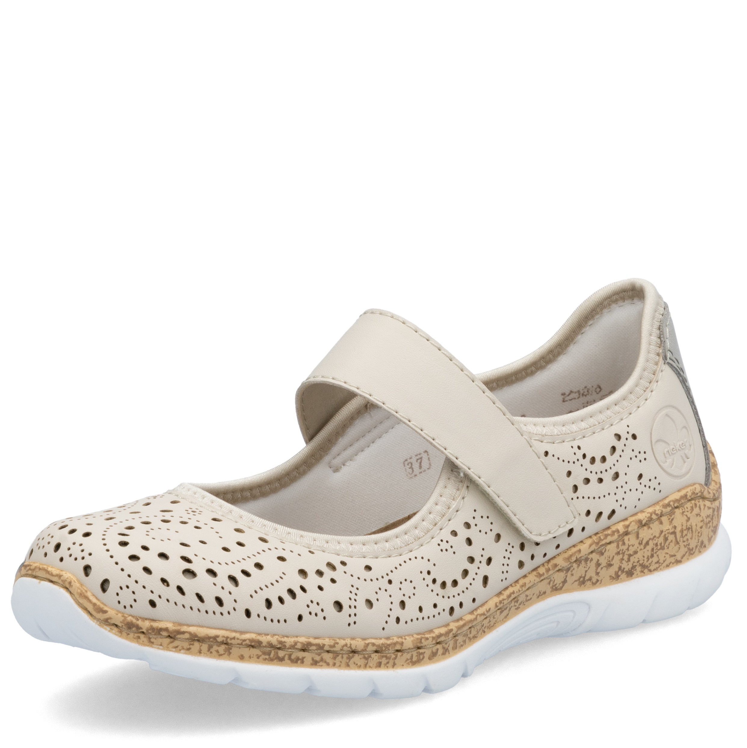 DÁMSKÉ POLOBOTKY RIEKER N4299-60 BÉŽOVÁ Barva: BÉŽOVÁ