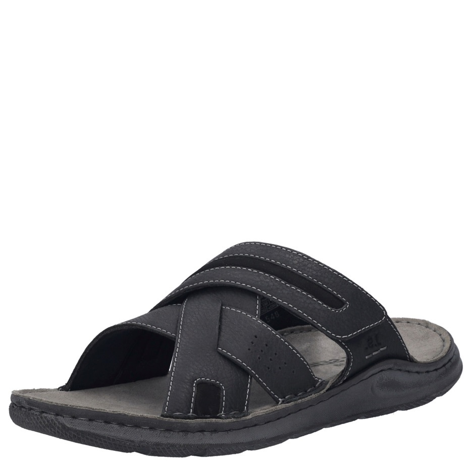 PÁNSKÉ PANTOFLE JOSEF SEIBEL 27122 TE514100 ČERNÁ Barva: Černá