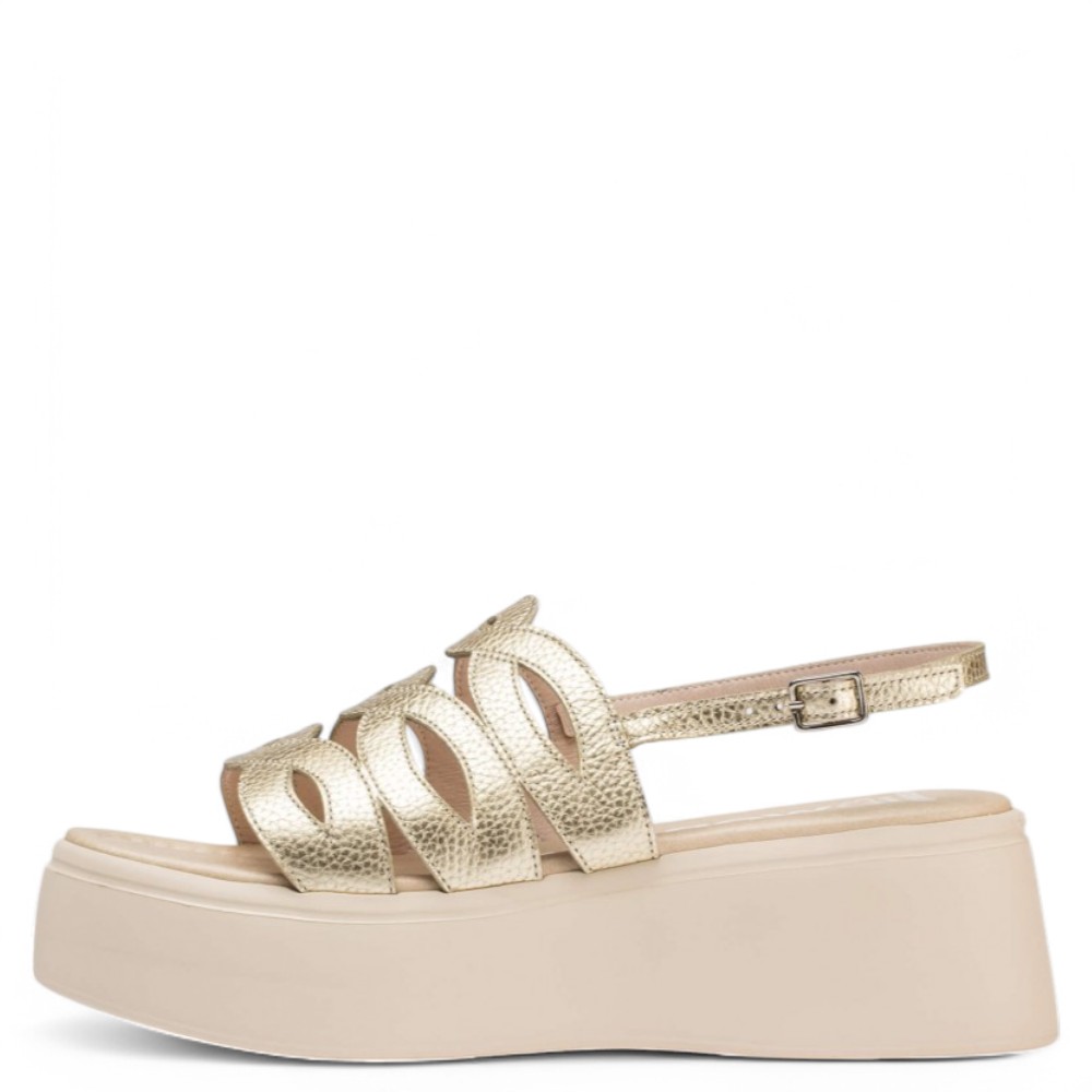DÁMSKÉ SANDÁLY WONDERS A 3711 ZLATÁ Barva: BÉŽOVÁ