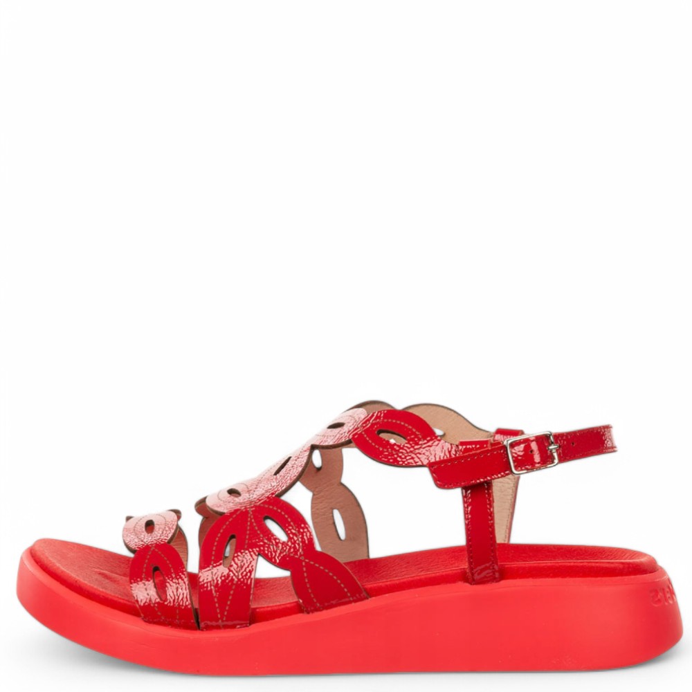 DÁMSKÉ SANDÁLY WONDERS C 6542 ČERVENÁ Barva: Červená