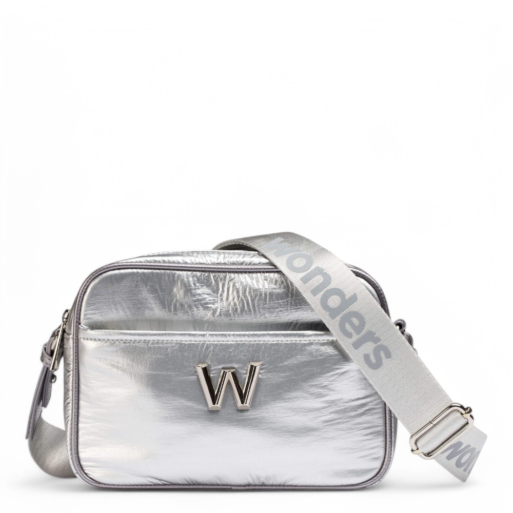 DÁMSKÁ KABELKA WONDERS WB 52002 STŘÍBRNÁ Barva: STŘÍBRNÁ