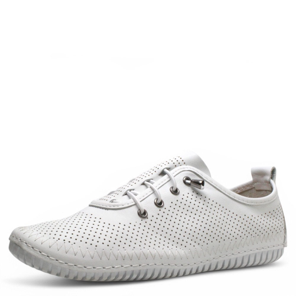 DÁMSKÉ POLOBOTKY KLOP 032-1654-1 BÍLÁ Barva: BÍLÁ, Velikost: 36