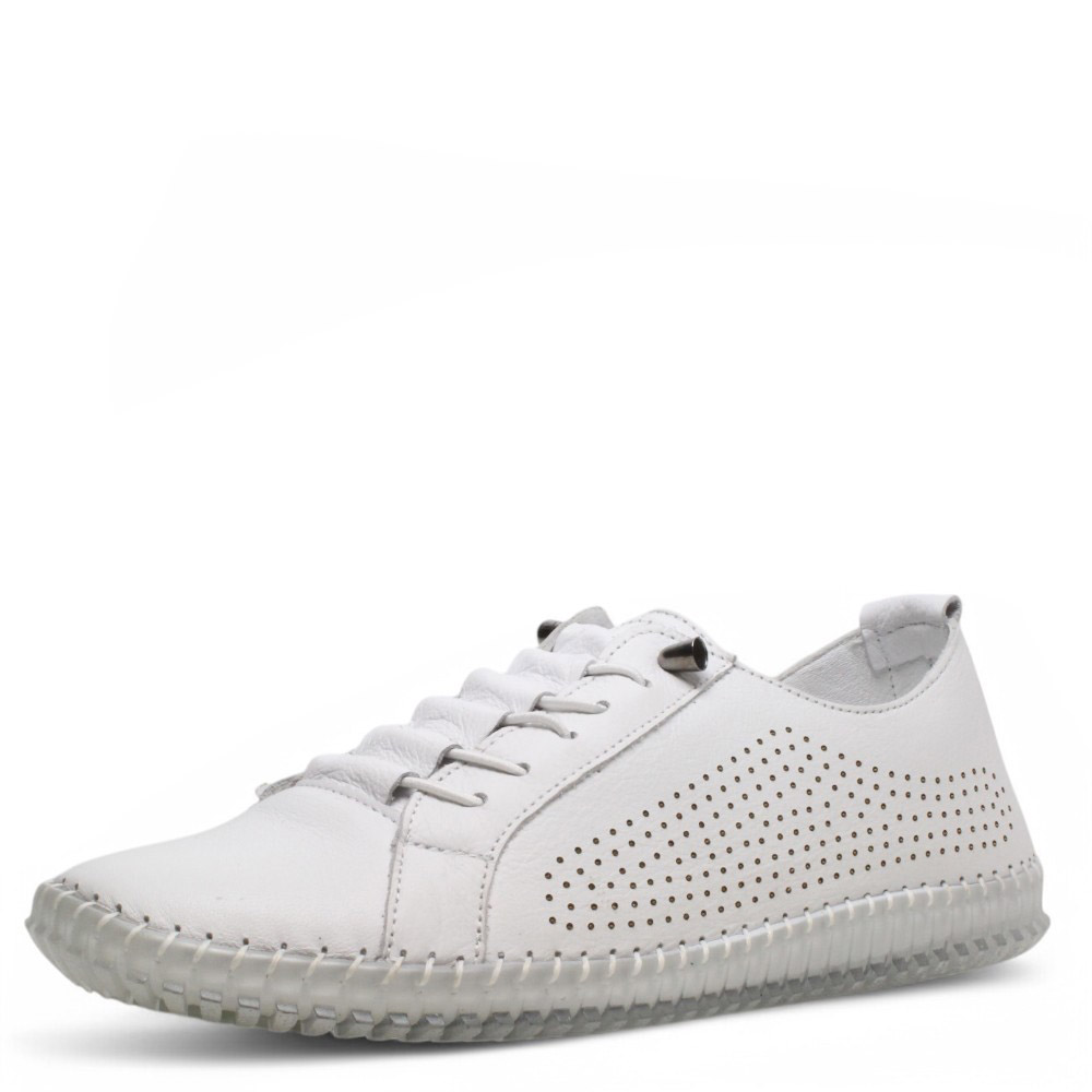 DÁMSKÉ POLOBOTKY KLOP 064-450 BÍLÁ Barva: BÍLÁ, Velikost: 37