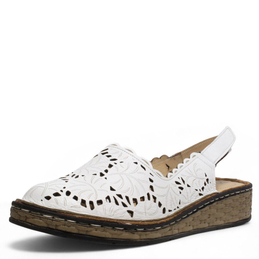 DÁMSKÉ POLOBOTKY KLOP 108-11399-1 BÍLÁ Barva: BÍLÁ, Velikost: 37