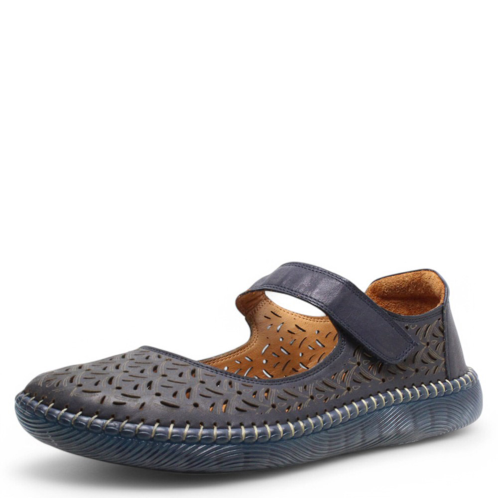 DÁMSKÉ BALERÍNY KLOP 999 1115 MODRÁ Barva: MODRÁ