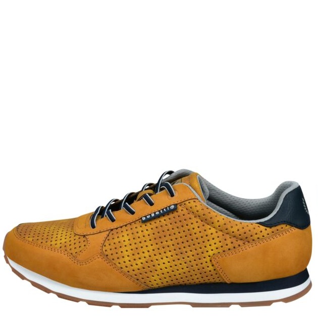 PÁNSKÉ POLOBOTKY BUGATTI 321-ASH02-5500-5000 ŽLUTÁ Barva: ŽLUTÁ, Velikost: 41