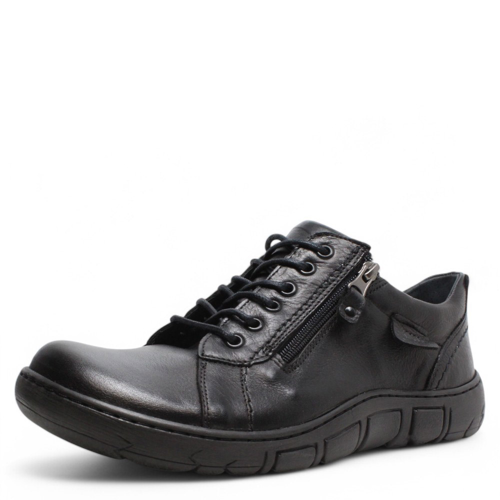PÁNSKÉ POLOBOTKY KACPER 1 4734 619+619+577 ČERNÁ Barva: Černá