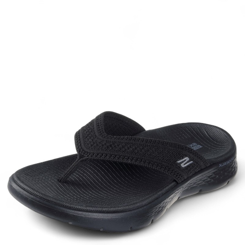 Levně DÁMSKÉ ŽABKY SKECHERS 141459 ČERNÁ Barva: ČERNÁ