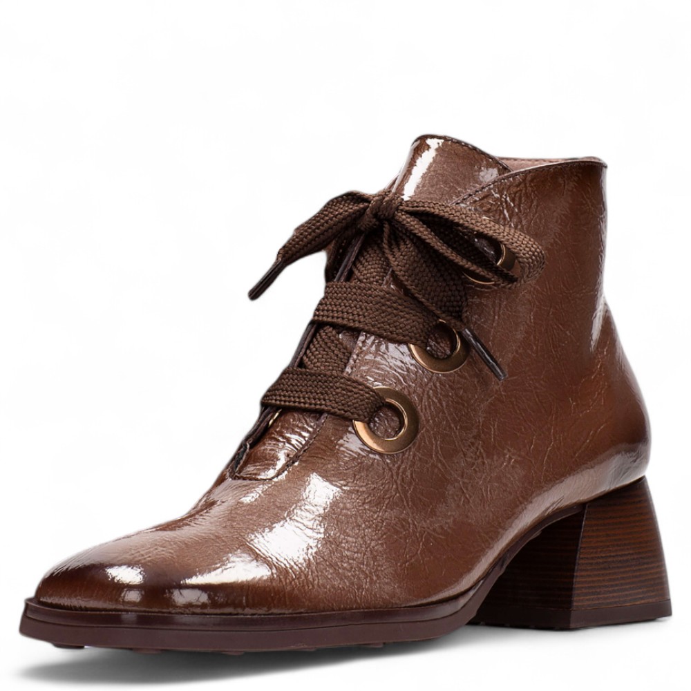 DÁMSKÉ KOTNÍKOVÉ BOTY HISPANITAS HI254326 HNĚDÁ Barva: HNĚDÁ