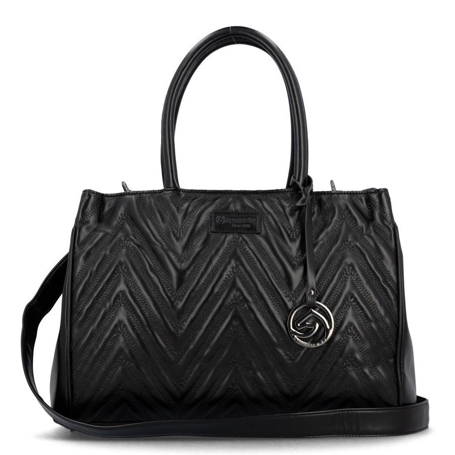 DÁMSKÁ KABELKA REMONTE Q0724-00 ČERNÁ Barva: Černá