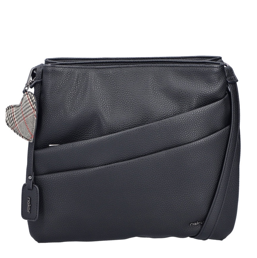 DÁMSKÁ KABELKA RIEKER H1005-02 ČERNÁ Barva: Černá
