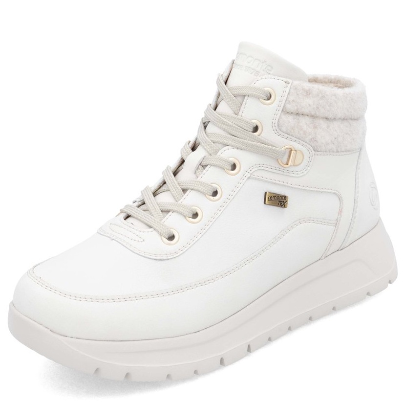 DÁMSKÉ KOTNÍKOVÉ BOTY REMONTE D2V71-80 BÍLÁ Barva: BÍLÁ