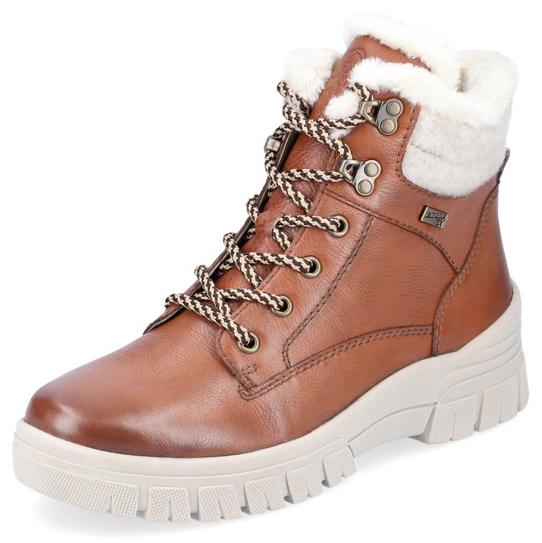 DÁMSKÉ KOTNÍKOVÉ BOTY REMONTE D0E71-24 HNĚDÁ Barva: HNĚDÁ