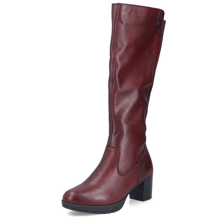 DÁMSKÉ KOZAČKY RIEKER 77684-35 ČERVENÁ Barva: Červená