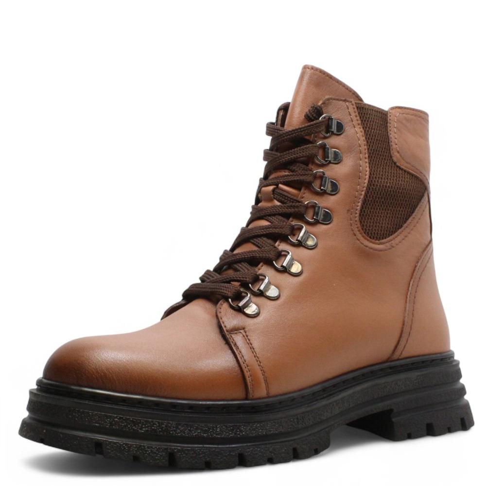 DÁMSKÉ KOTNÍKOVÉ BOTY KLOP 248-1015 HNĚDÁ Barva: HNĚDÁ