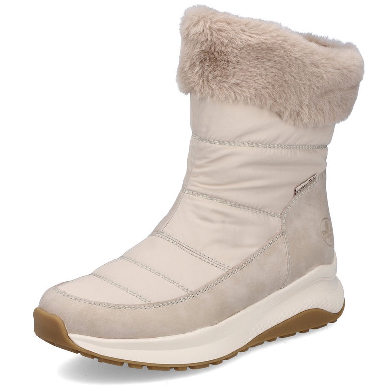 Levně DÁMSKÉ KOTNÍKOVÉ BOTY RIEKER Z0983-60 BÉŽOVÁ Barva: BÉŽOVÁ