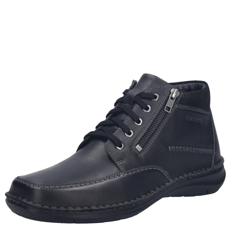Levně PÁNSKÉ KOTNÍKOVÉ BOTY JOSEF SEIBEL 44984 PL049100 ČERNÁ Barva: ČERNÁ