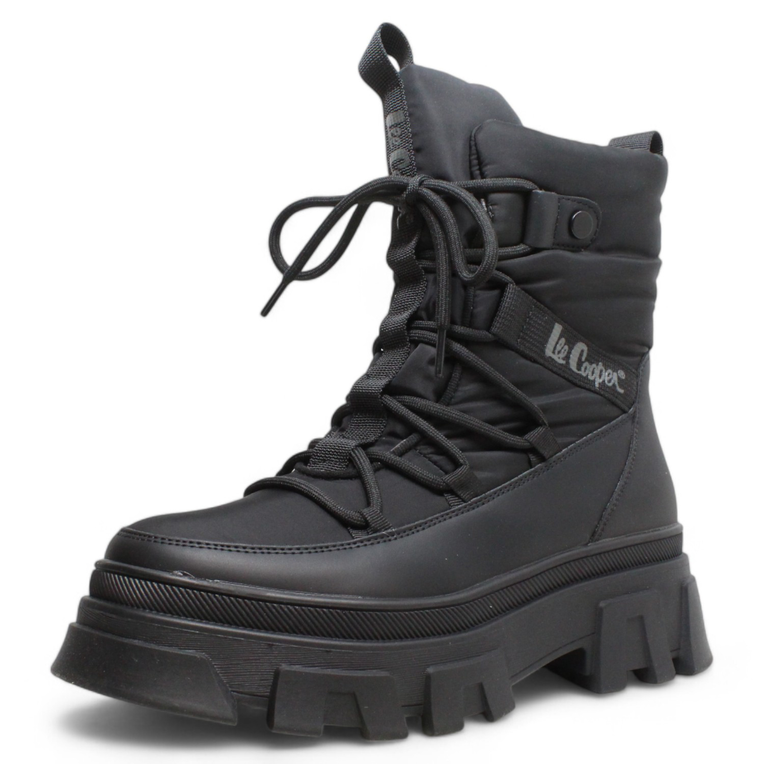 Levně DÁMSKÉ SNĚHULE LEE COOPER LCJ-24-47-3144 ČERNÁ Barva: ČERNÁ