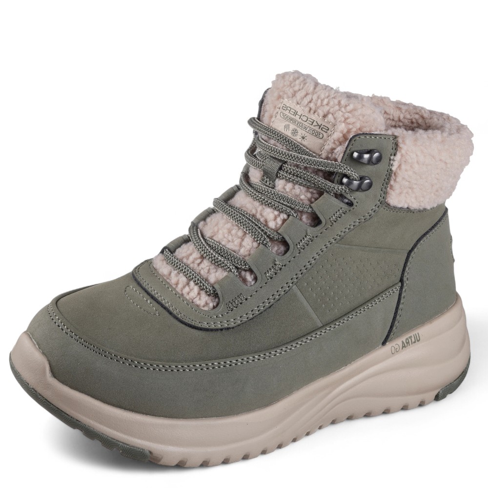 Levně DÁMSKÉ KOTNÍKOVÉ BOTY SKECHERS 144756 ZELENÁ Barva: ZELENÁ