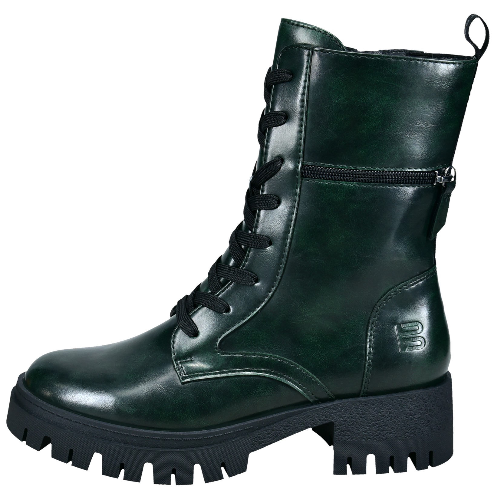 Levně DÁMSKÉ KOTNÍKOVÉ BOTY BAGATT D31-ATX32-5600-7100 ZELENÁ Barva: ZELENÁ
