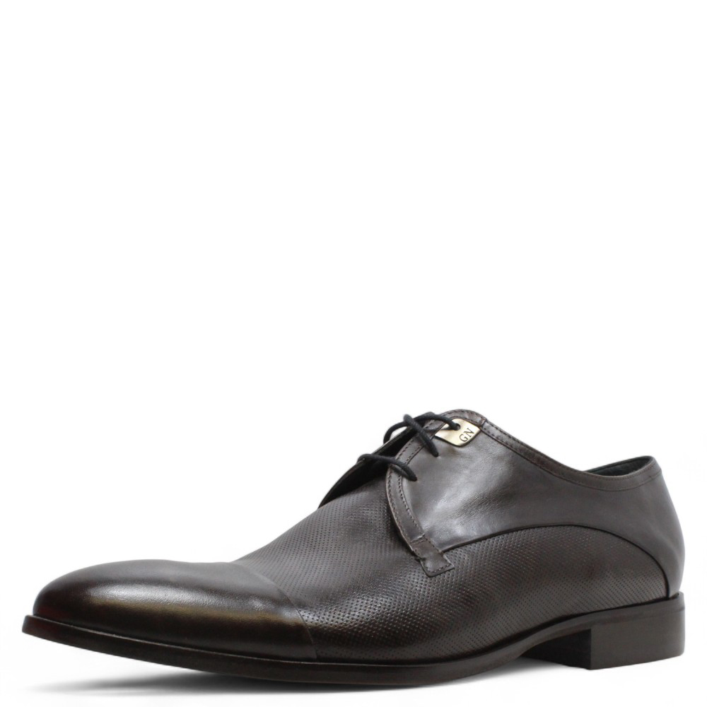 PÁNSKÉ POLOBOTKY NIK 04-0385-002 HNĚDÁ Barva: HNĚDÁ