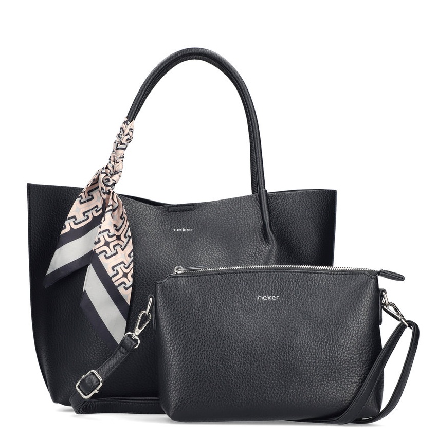 DÁMSKÁ KABELKA RIEKER H1399-00 ČERNÁ Barva: Černá