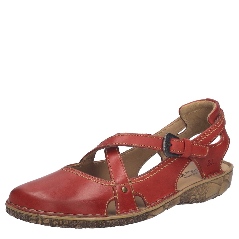 Levně DÁMSKÉ POLOBOTKY JOSEF SEIBEL 79513 476470 ČERVENÁ Barva: ČERVENÁ