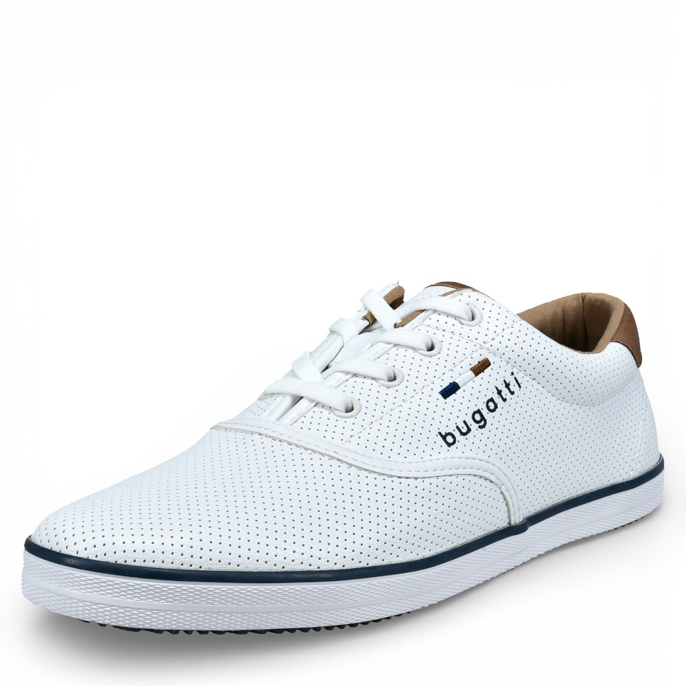 Levně PÁNSKÉ TENISKY BUGATTI 321-AFH01-5000-2000 BÍLÁ Barva: BÍLÁ