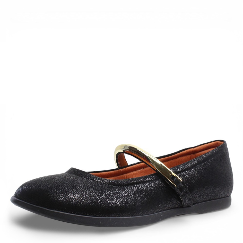 Levně DÁMSKÉ BALERÍNY PICCADILLY 260020-001 ČERNÁ Barva: ČERNÁ