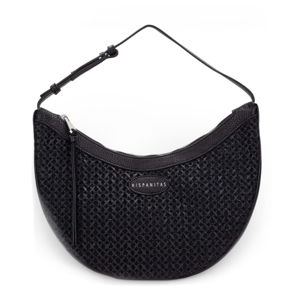 Levně DÁMSKÁ KABELKA HISPANITAS BV264718 ČERNÁ BLACK Barva: ČERNÁ