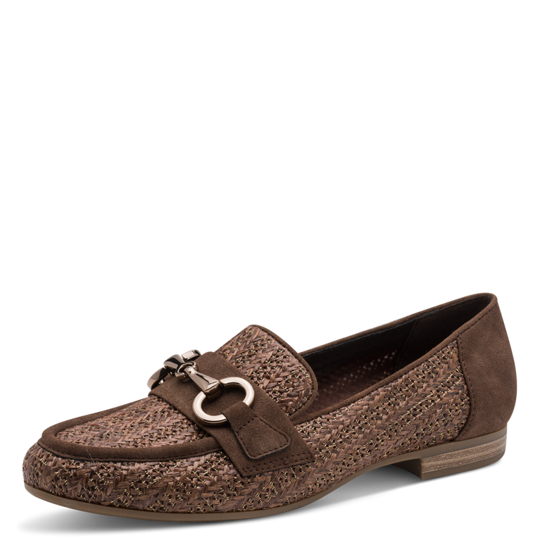 DÁMSKÉ POLOBOTKY JANA 8-24265-44 304 HNĚDÁ Barva: HNĚDÁ