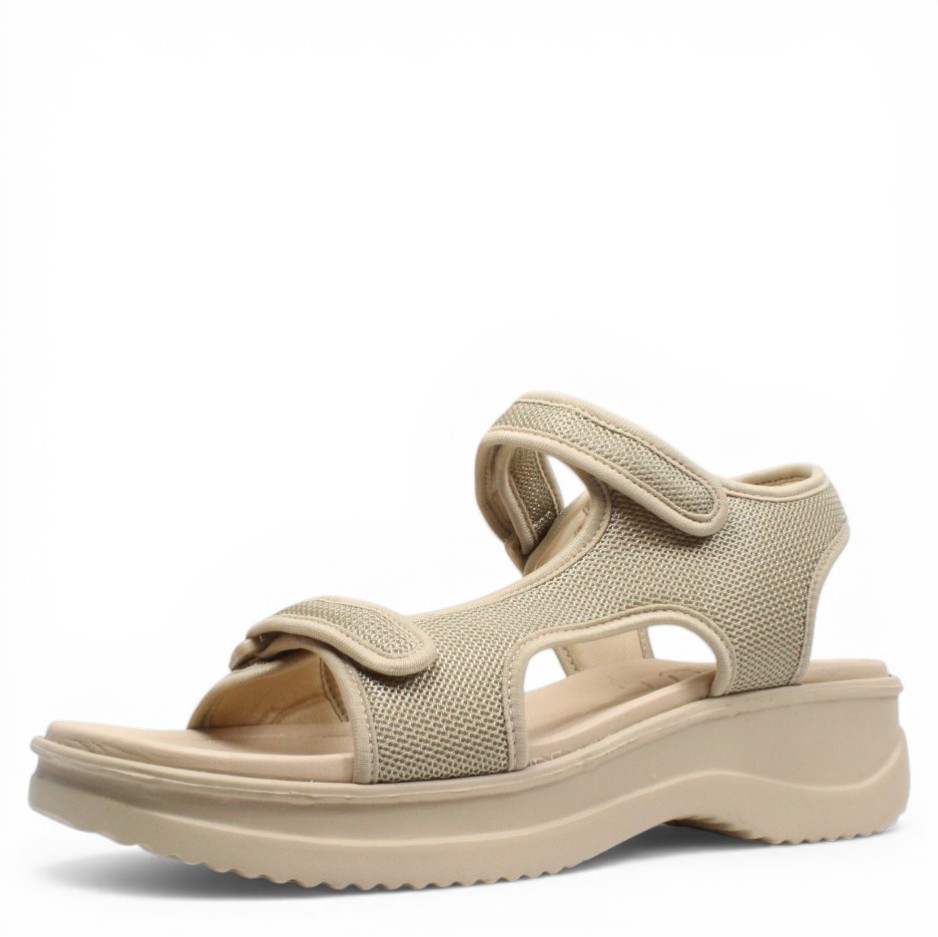 Levně DÁMSKÉ SANDÁLY AZALEIA 320 BEIGE BÉŽOVÁ Barva: BÉŽOVÁ